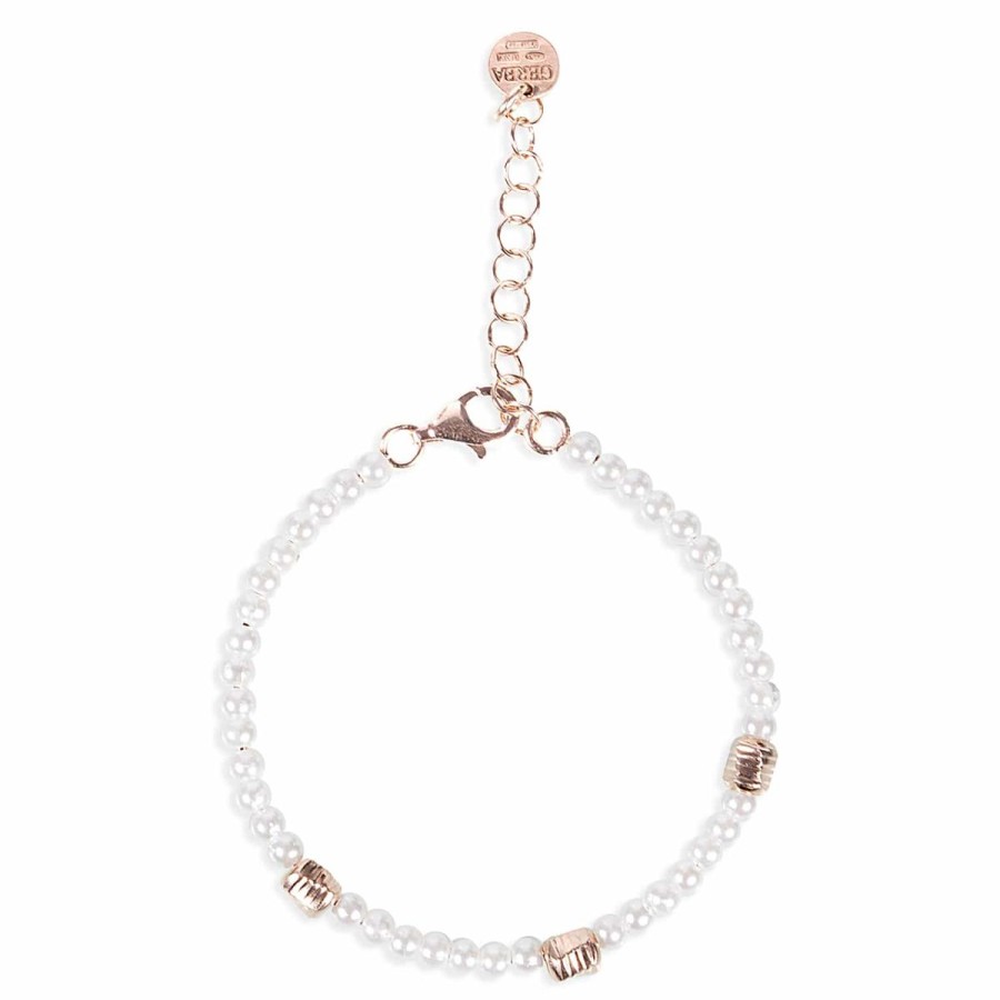 Bracciale Baby Stone in Argento e pietra Occhio di Tigre bambino - Gerba